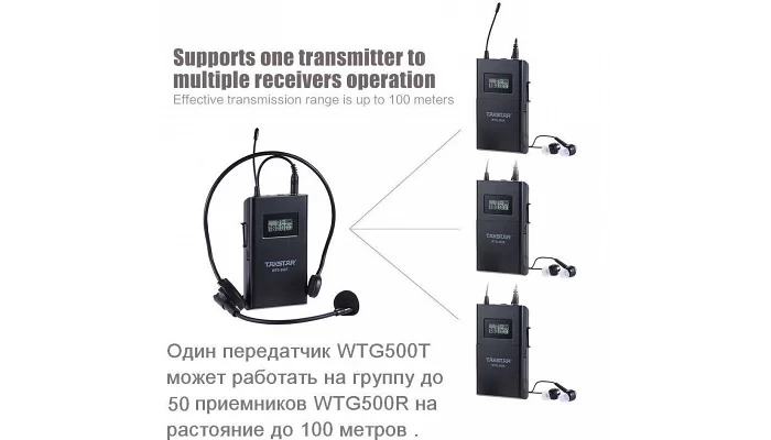 Радиосистема для гида Takstar WTG-500, фото № 4