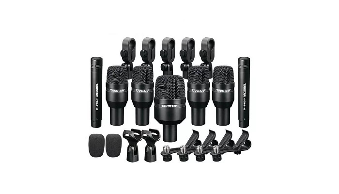 Набор инструментальных микрофонов для ударных Takstar DMS-D7, фото № 1