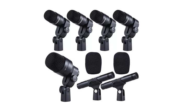 Набор инструментальных микрофонов для ударных Takstar DMS-D7, фото № 2