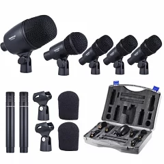 Набор инструментальных микрофонов для ударных Takstar DMS-7AS