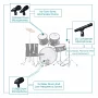 Набор инструментальных микрофонов для ударных Takstar DMS-7AS