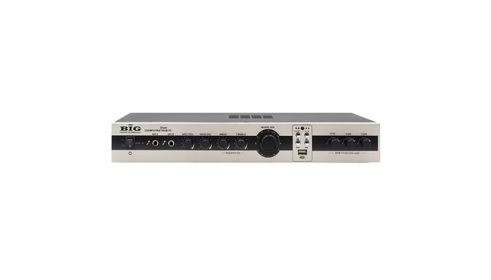 Трансляційний підсилювач BIG UNIT-180 -3zone USB / MP3 / FM / BT / REMOTE, фото № 1