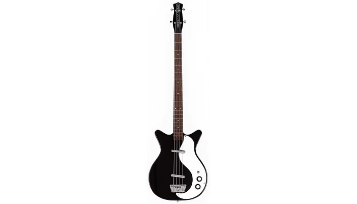 Бас-гітара DANELECTRO 59DC Long Scale Bass (Black), фото № 1