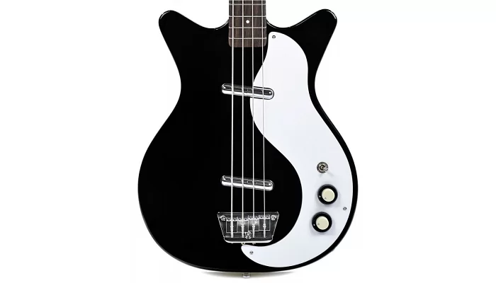 Бас-гитара DANELECTRO 59DC Long Scale Bass (Black), фото № 4