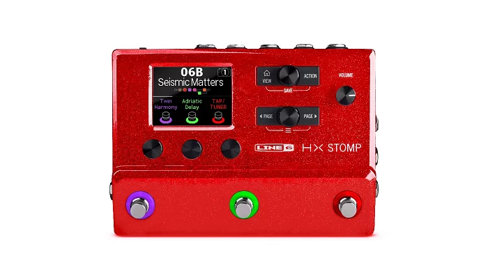 Гітарний ефект LINE6 HX Stomp Limited Edition Red, фото № 1