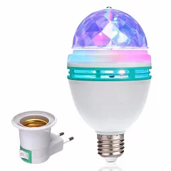 Светодиодная диско лампа EMCORE RGB E-27