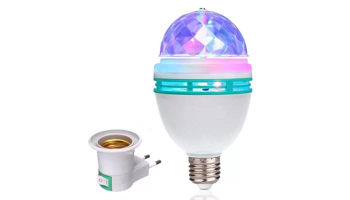 Светодиодная диско лампа EMCORE RGB E-27, фото № 1