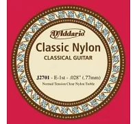 1-я струна для класичної гітари DADDARIO J2701 CLASSIC NYLON NORMAL TENSION - 1ST