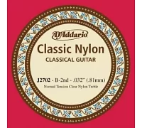 2-я струна для классической гитары DADDARIO J2702 CLASSIC NYLON NORMAL TENSION - 2ND