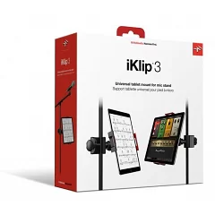 Тримач для установки планшета на мікрофонну стійку IK MULTIMEDIA iKlip 3