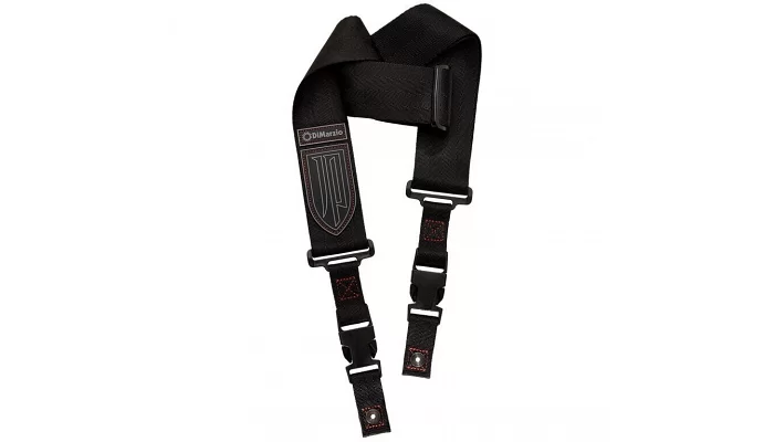 Гітарний ремінь DIMARZIO DD2200JPBKRD John Petrucci Nylon Cliplock, фото № 1