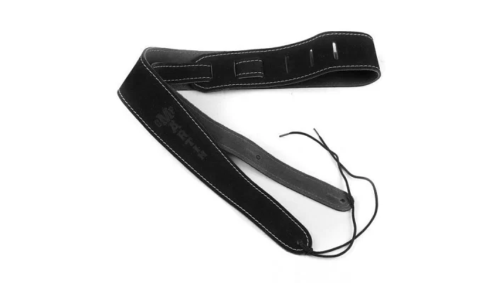 Гітарний ремінь MARTIN 18A0016 Black Suede Strap, фото № 1