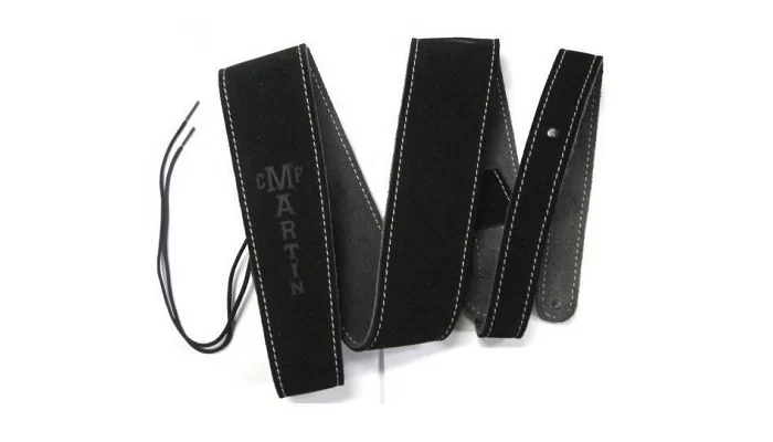 Гітарний ремінь MARTIN 18A0016 Black Suede Strap, фото № 2
