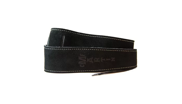 Гітарний ремінь MARTIN 18A0016 Black Suede Strap, фото № 3