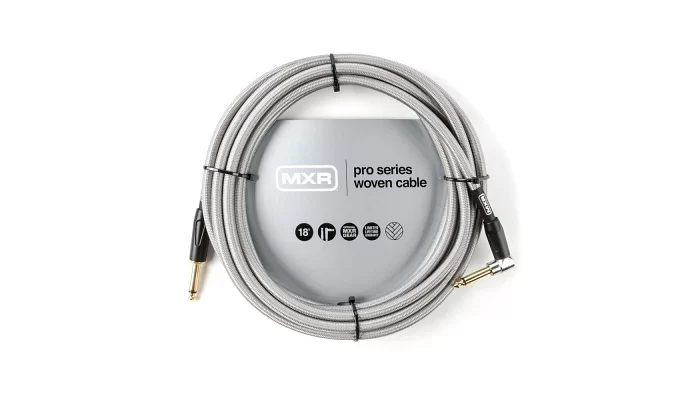 Инструментальный кабель DUNLOP DCIW18R MXR PRO SERIES WOVEN INSTRUMENT CABLE 18ft, фото № 1