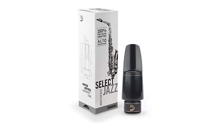 Мундштук DADDARIO MJSD6M Select Jazz Mouthpieces - Alto Sax #D6M, фото № 5