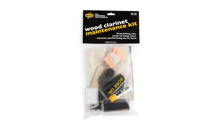Набір по догляду за духовими DUNLOP HE105 Wood Clarinet Maintenance Kit, фото № 2
