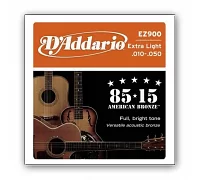Набір струн для акустичної гітари DADDARIO EZ900 BRONZE EXTRA LIGHT 10-50