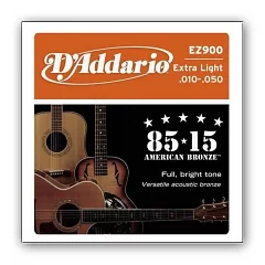 Набор струн для акустической гитары DADDARIO EZ900 BRONZE EXTRA LIGHT 10-50