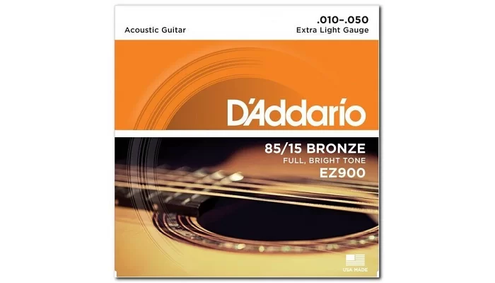 Набір струн для акустичної гітари DADDARIO EZ900 BRONZE EXTRA LIGHT 10-50, фото № 2