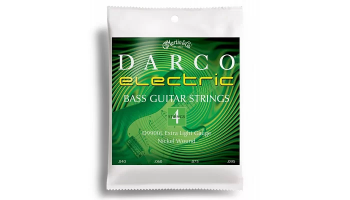 Набор струн для бас гитары MARTIN D9900L DARCO Electric Bass Extra Light (40-95), фото № 1