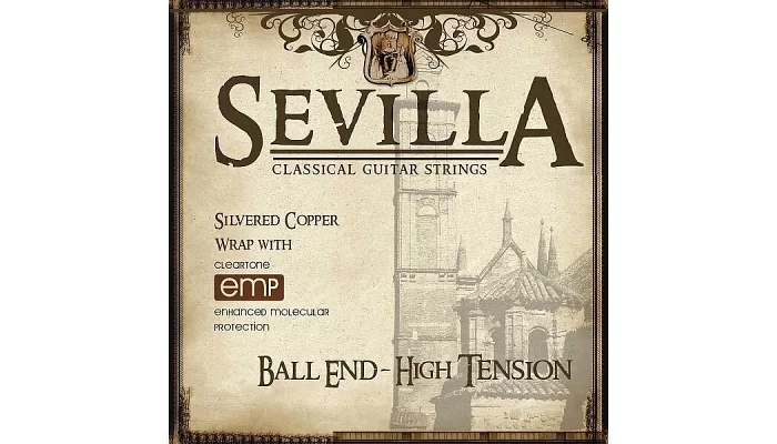 Набір струн для класичної гітари CLEARTONE 8452 SEVILLA BALL END HIGH TENSION, фото № 1