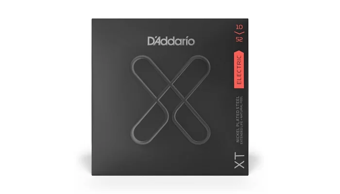 Набір струн для електрогітари DADDARIO XTE1052 XT Light Top / Heavy Bottom (10-52), фото № 2