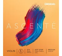 Струна для скрипки DADDARIO A311 3 / 4M Ascent Violin String E 3 / 4M