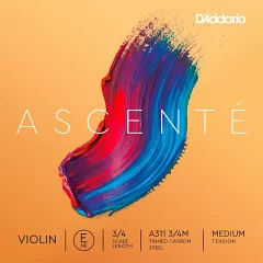 Струна для скрипки DADDARIO A311 3/4M Ascent Violin String E 3/4M