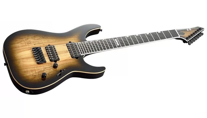 Електрогітара ESP E-II M-II-7 NT (Dark Brown Natural Burst), фото № 1