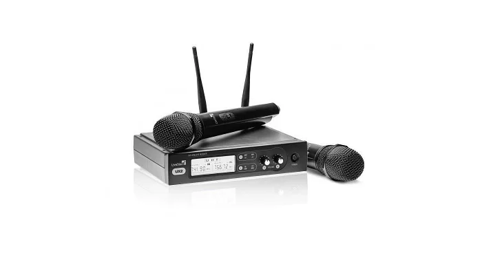 Радіосистема з двома ручними мікрофонами AMC LIVESTAR UX 2 (863.425 MHz, 864.9 Mhz)