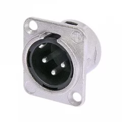 Роз'єм панельний XLR 3-pin тато NEUTRIK NC3MDL1