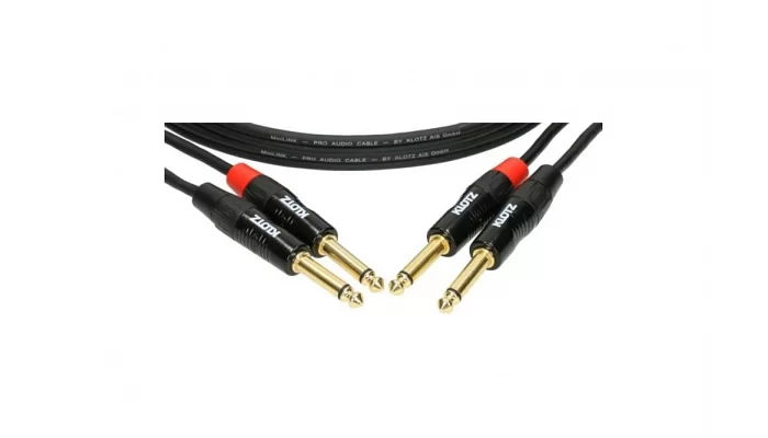 Межблочный кабель KLOTZ KT-JJ300 MINILINK PRO STEREO TWIN CABLE 3 M, фото № 2