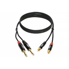 Межблочный кабель KLOTZ KT-CJ150 MINILINK PRO TWIN CABLE BLACK 1.5 M