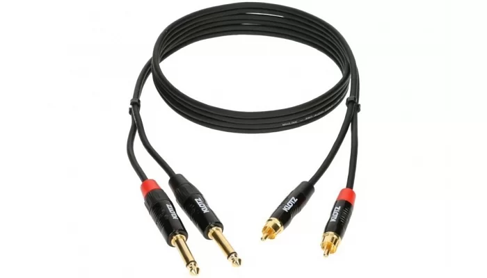 Межблочный кабель KLOTZ KT-CJ150 MINILINK PRO TWIN CABLE BLACK 1.5 M, фото № 1