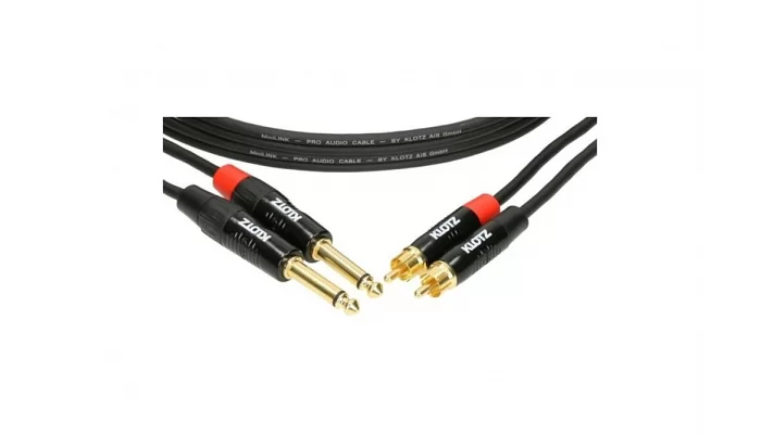 Межблочный кабель KLOTZ KT-CJ150 MINILINK PRO TWIN CABLE BLACK 1.5 M, фото № 2