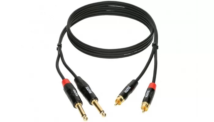 Міжблочний кабель KLOTZ KT-CJ300 MINILINK PRO TWIN CABLE BLACK 3 M, фото № 1