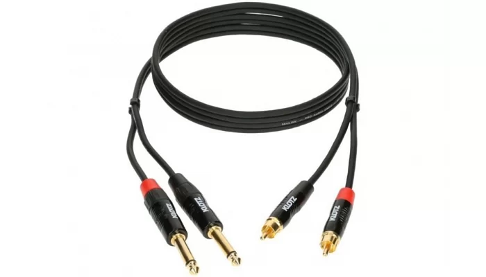 Межблочный кабель KLOTZ KT-CJ090 MINILINK PRO TWIN CABLE BLACK 0.9 M, фото № 1