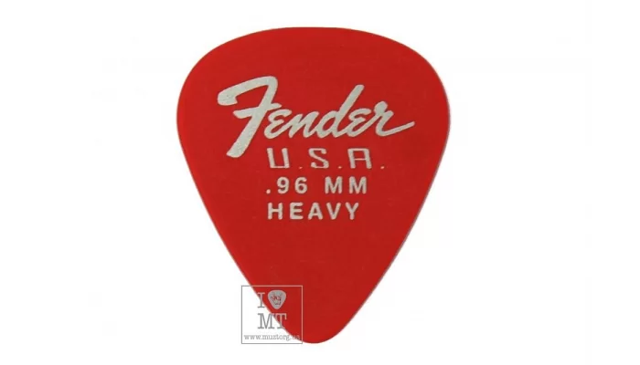 Набір медіаторів FENDER 351 DURA-TONE .96 12-PACK, FIESTA RED, фото № 1