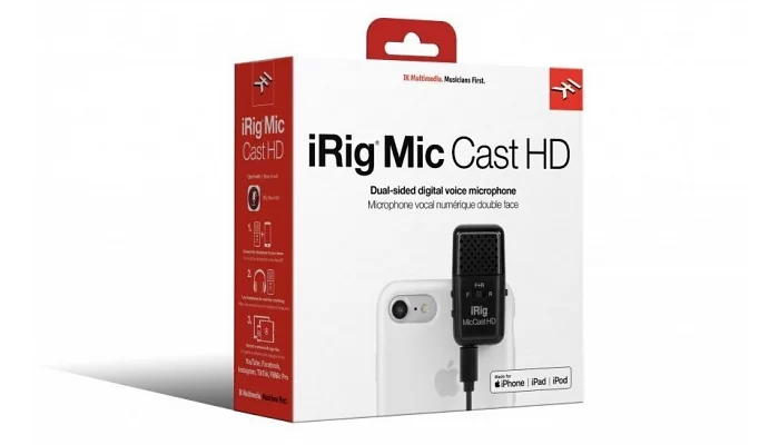 Мобільний мікрофон для iOS IK MULTIMEDIA iRig Mic Cast HD, фото № 7