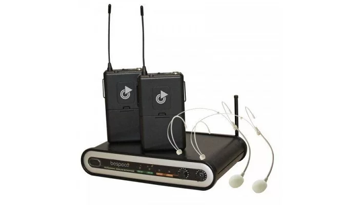 Радиосистема с двумя наголовными микрофонами Bespeco GM2070H, фото № 1