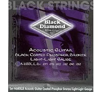 Комплект струн для акустичної гітари Black Diamond N600LLB
