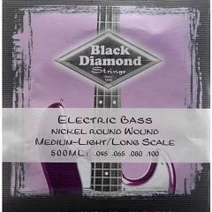 Комплект струн для бас-гітари Black Diamond N500ML