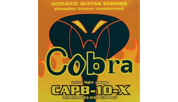 Комплект струн для акустичної гітари Cobra CAPB-10-X