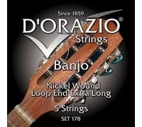 Комплект струн для банджо D'Orazio SET-178
