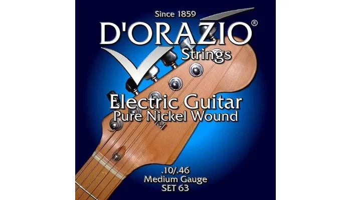 Комплект струн для електрогітари D'Orazio SET-63
