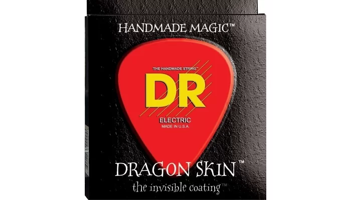 Комплект струн для електрогітари DR DSE-10 DRAGON SKIN (10-46) Medium