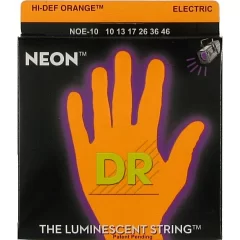 Комплект струн для електрогітари DR NOE-10 NEON Hi-Def (10-46) Medium