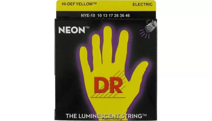 Комплект струн для электрогитары DR NYE-10 NEON Hi-Def (10-46) Medium