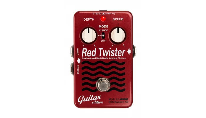 Гитарная педаль эффектов EBS Red Twister Guitar Edition, фото № 2